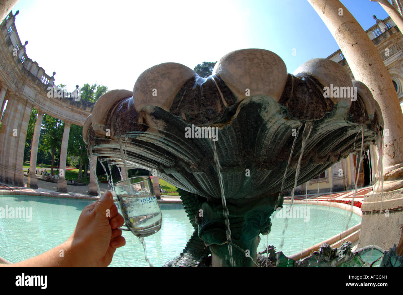 Station thermale de Montecatini Terme, Toscane, Italie Banque D'Images