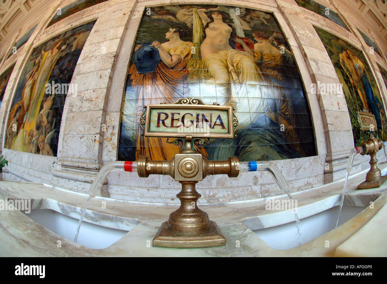 Station thermale de Montecatini Terme, Toscane, Italie Banque D'Images