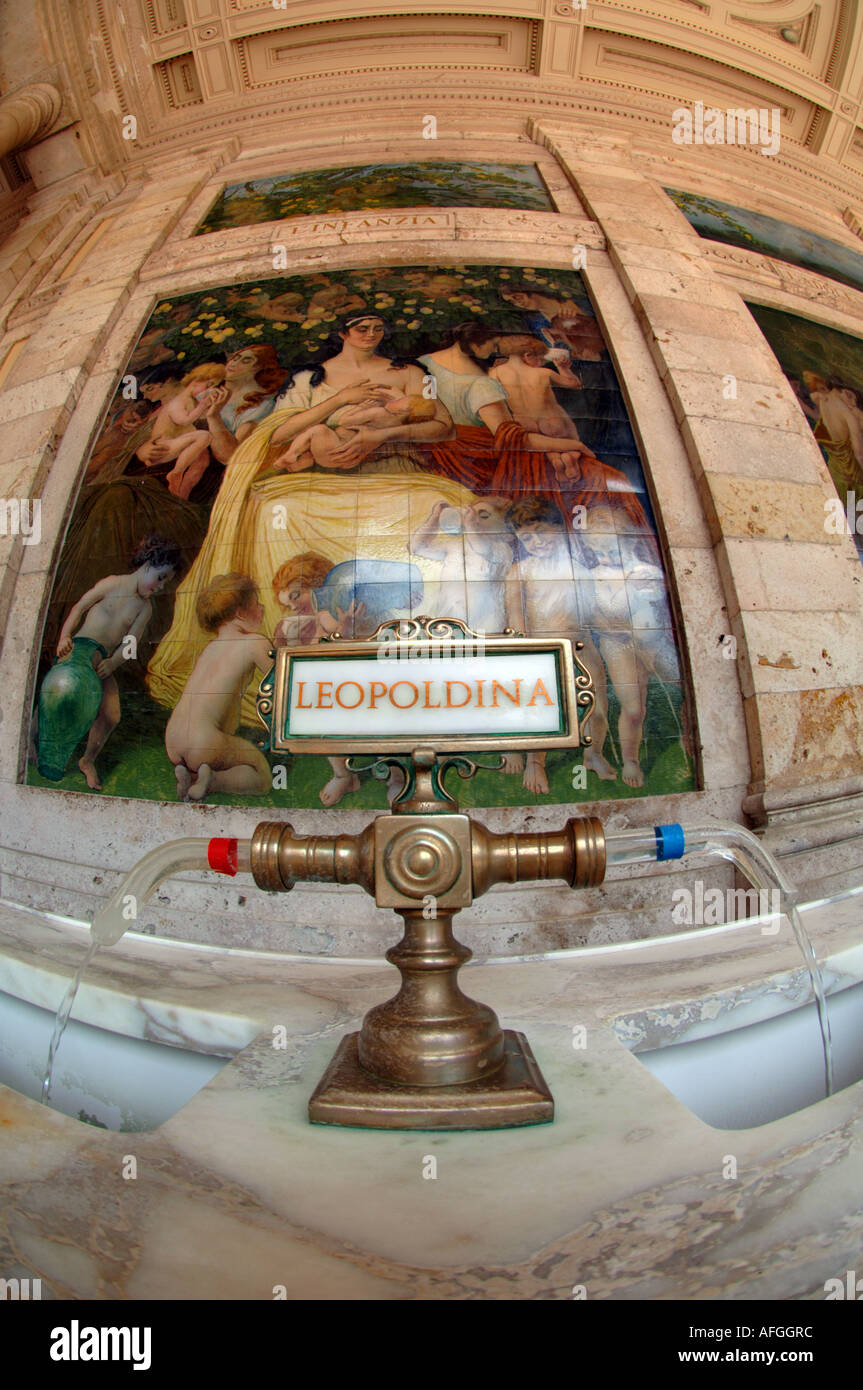 Station thermale de Montecatini Terme, Toscane, Italie Banque D'Images