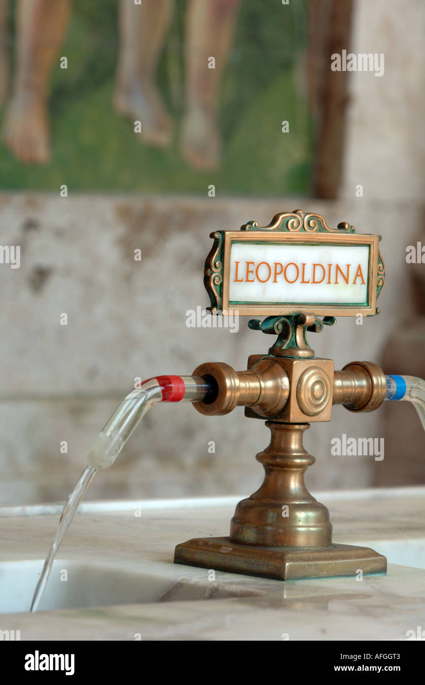 Station thermale de Montecatini Terme, Toscane, Italie Banque D'Images