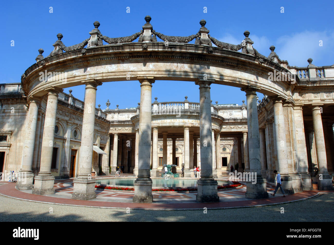 Station thermale de Montecatini Terme, Toscane, Italie Banque D'Images
