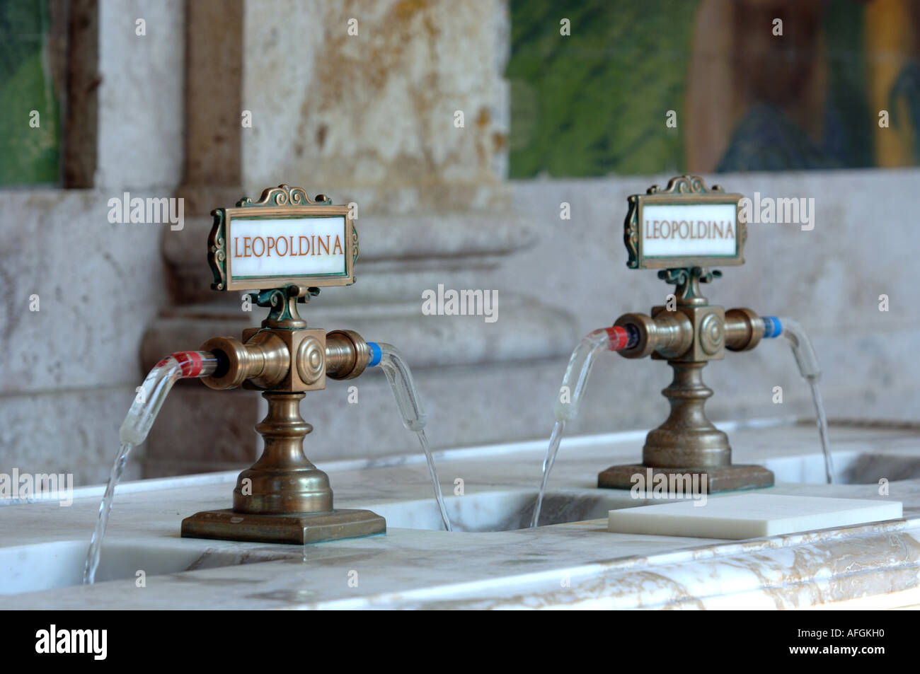 Station thermale de Montecatini Terme, Toscane, Italie Banque D'Images