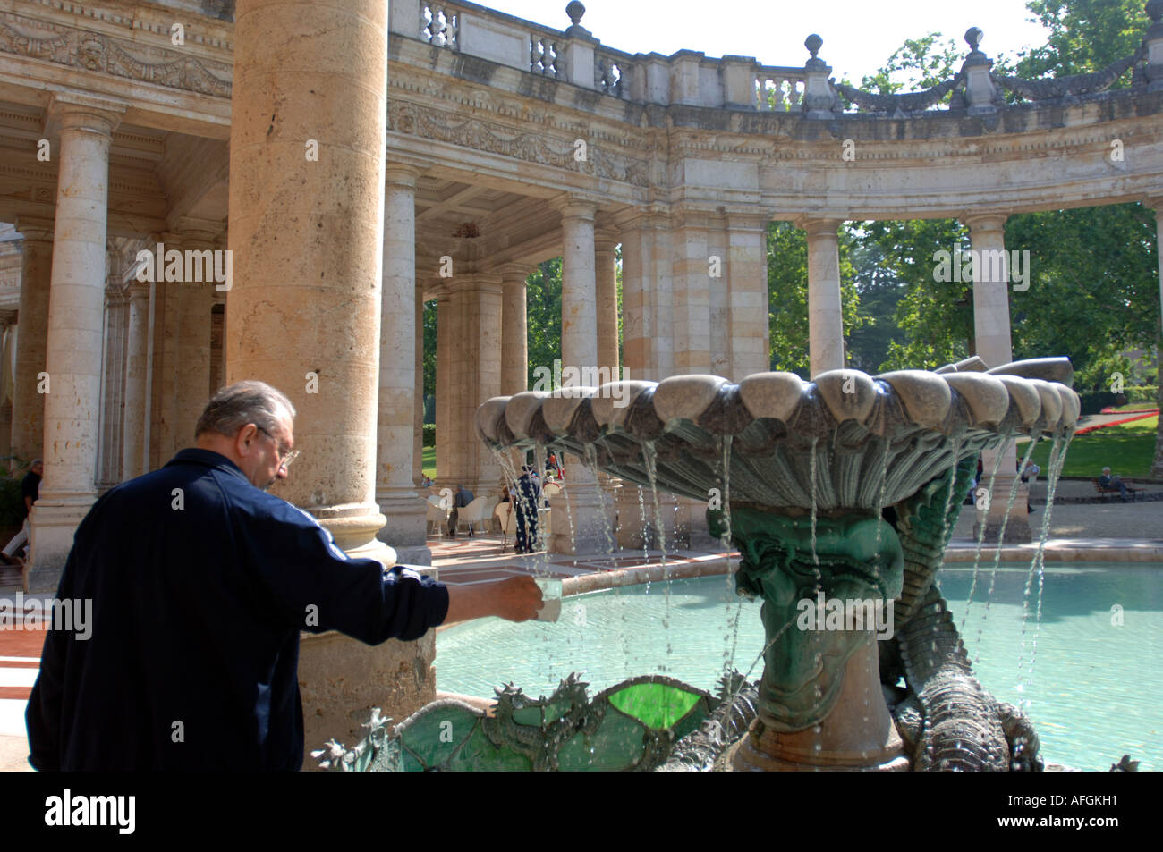 Station thermale de Montecatini Terme, Toscane, Italie Banque D'Images