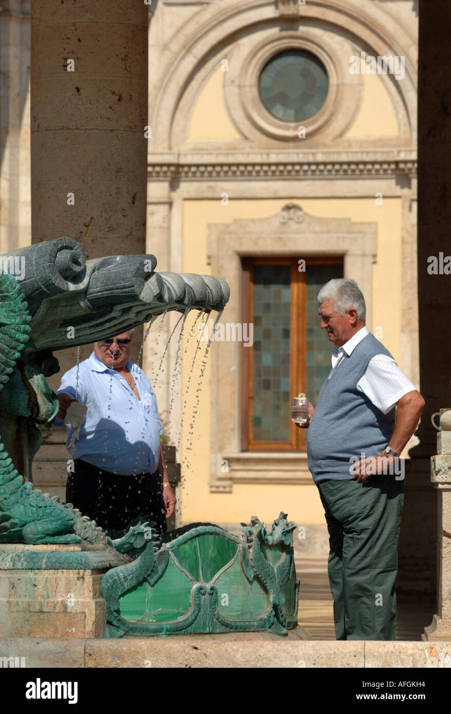 Station thermale de Montecatini Terme, Toscane, Italie Banque D'Images