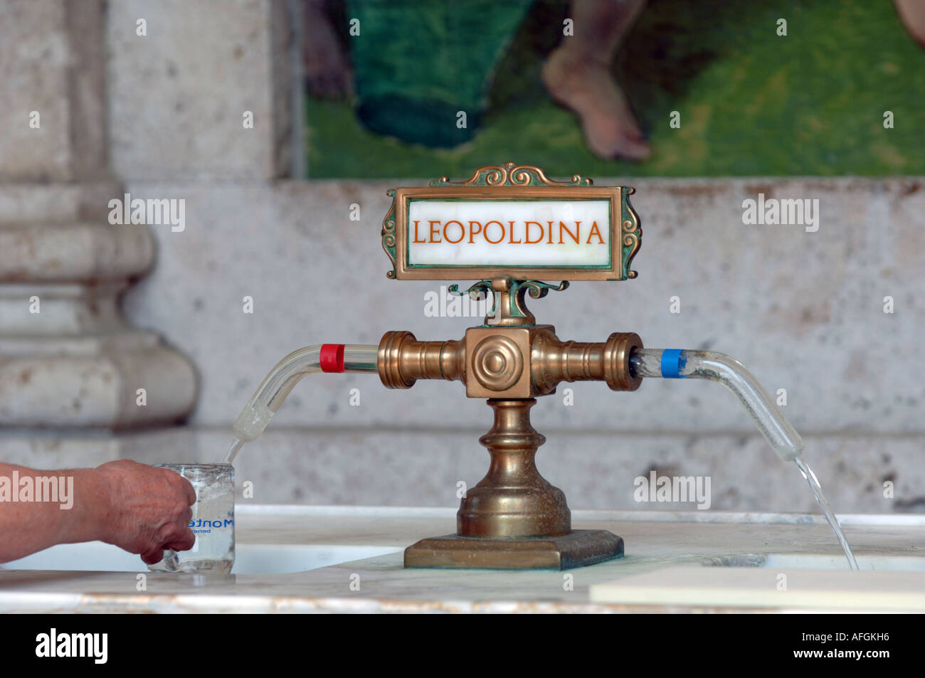 Station thermale de Montecatini Terme, Toscane, Italie Banque D'Images