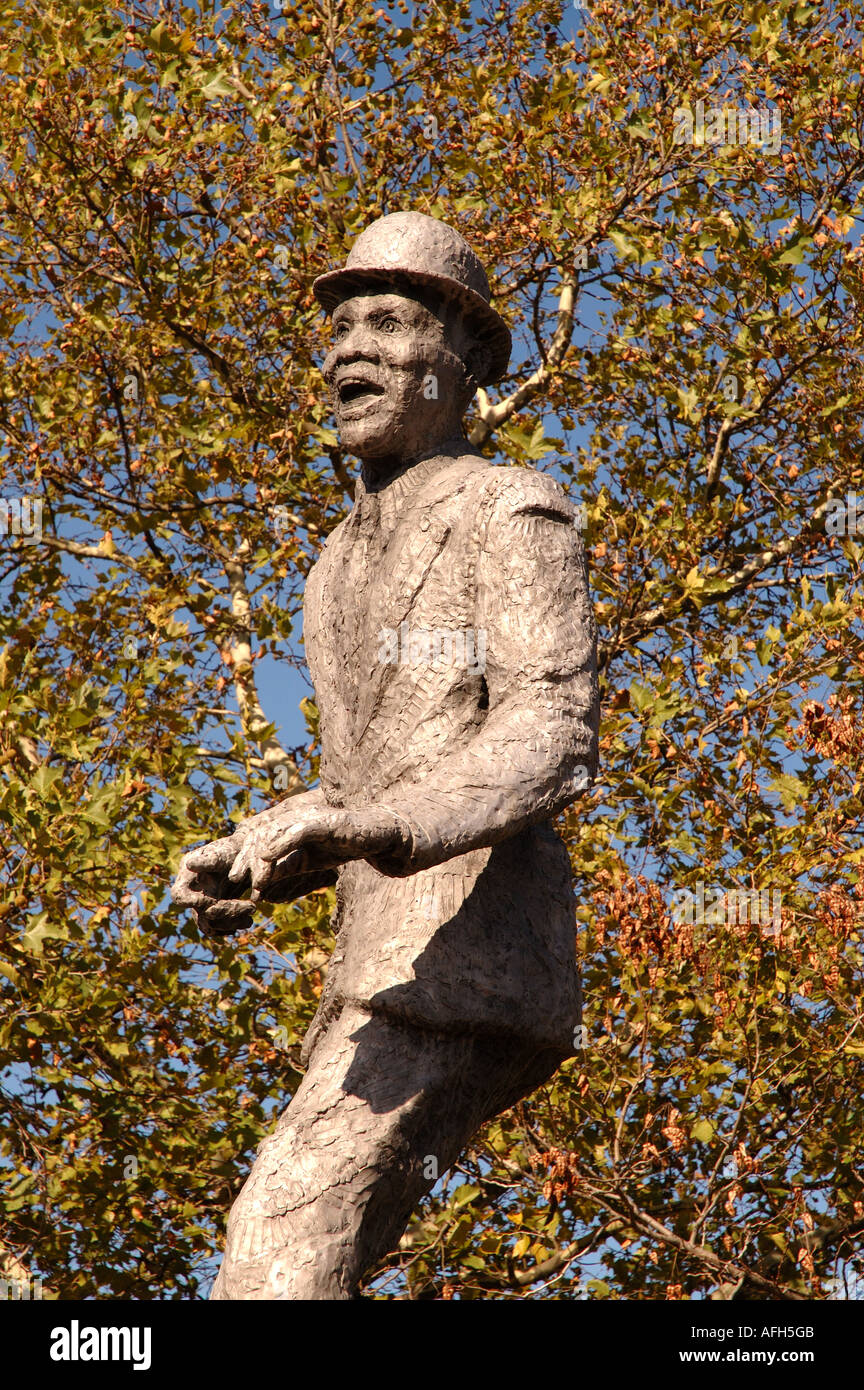 Richmond Virginia statue de Bill Bojangles Robinson danseur de claquettes Banque D'Images