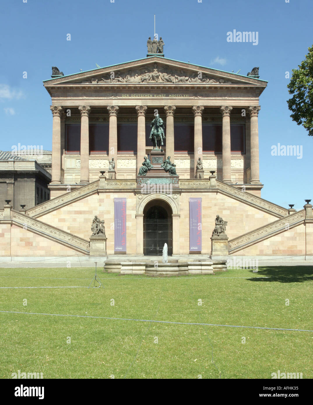 L'Alte Nationalgalerie, Berlin, Allemagne Banque D'Images