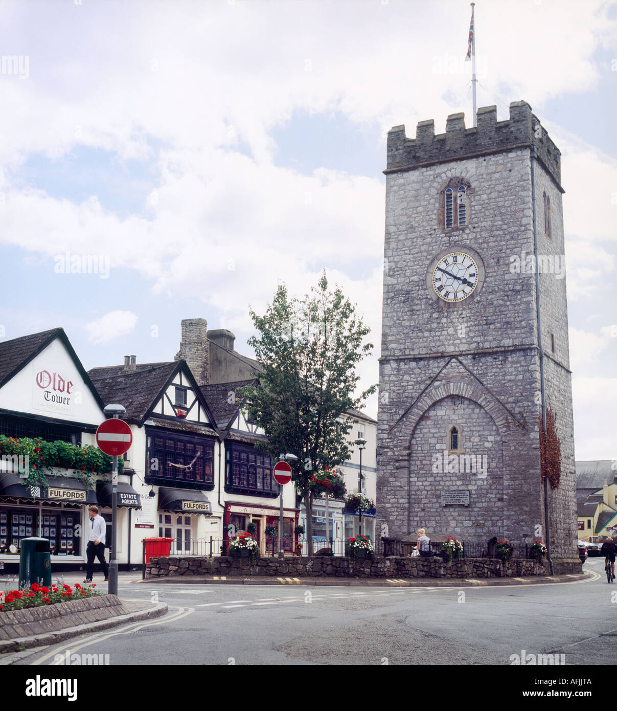 St Leonards Tower Newton Abbot Devon Banque D'Images