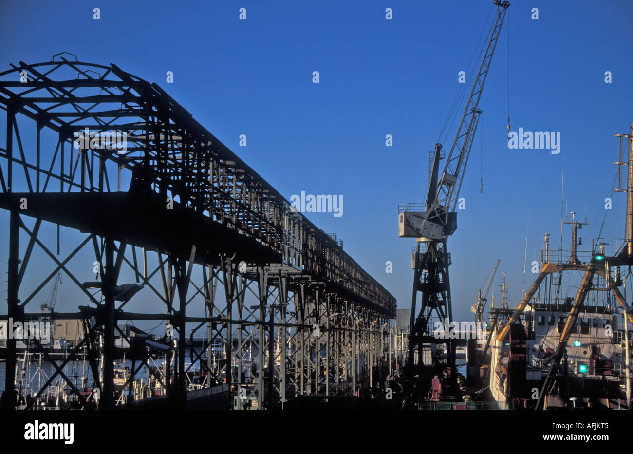 Port terminal, Cape Town, Afrique du Sud Banque D'Images