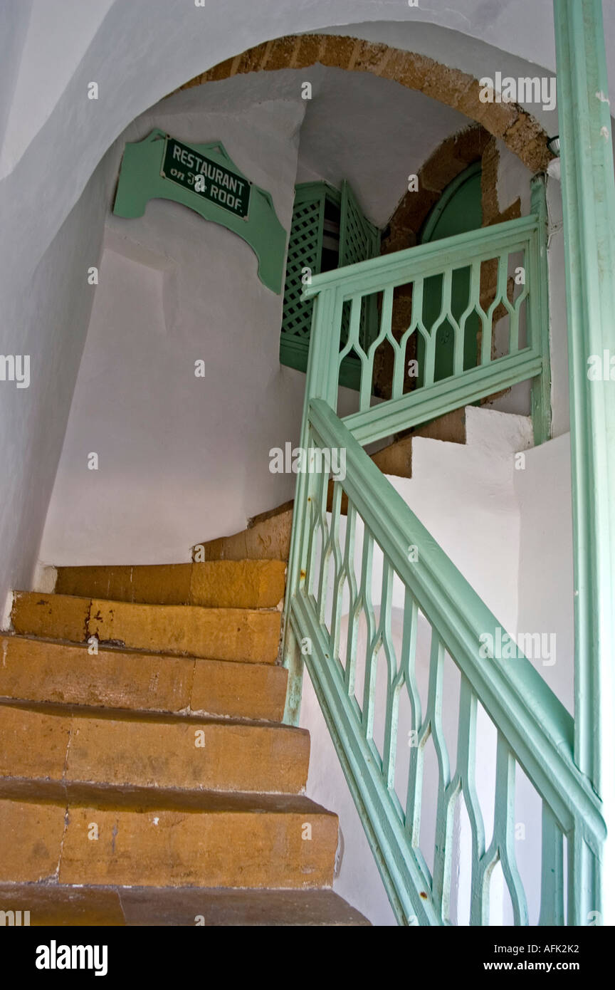 Cas d'escalier intérieur Banque D'Images