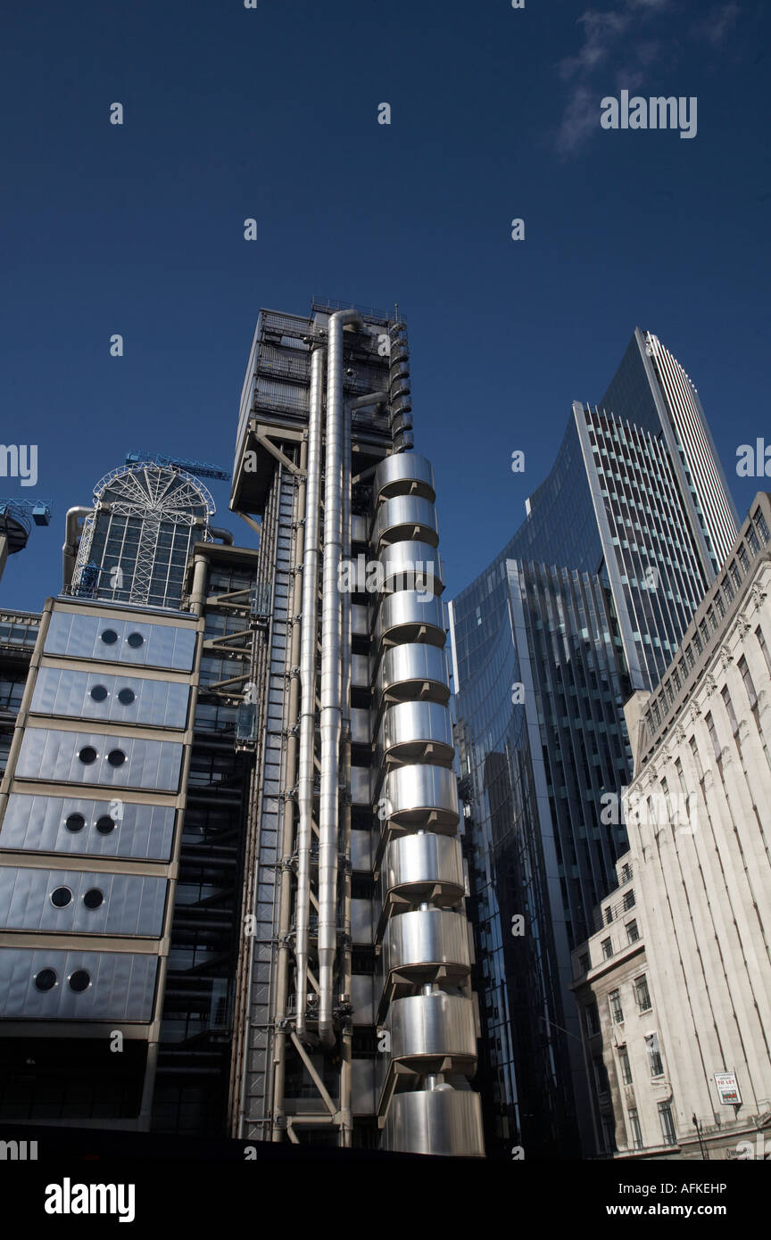 Assurance Lloyds building dans City of London financial district de London England UK Banque D'Images