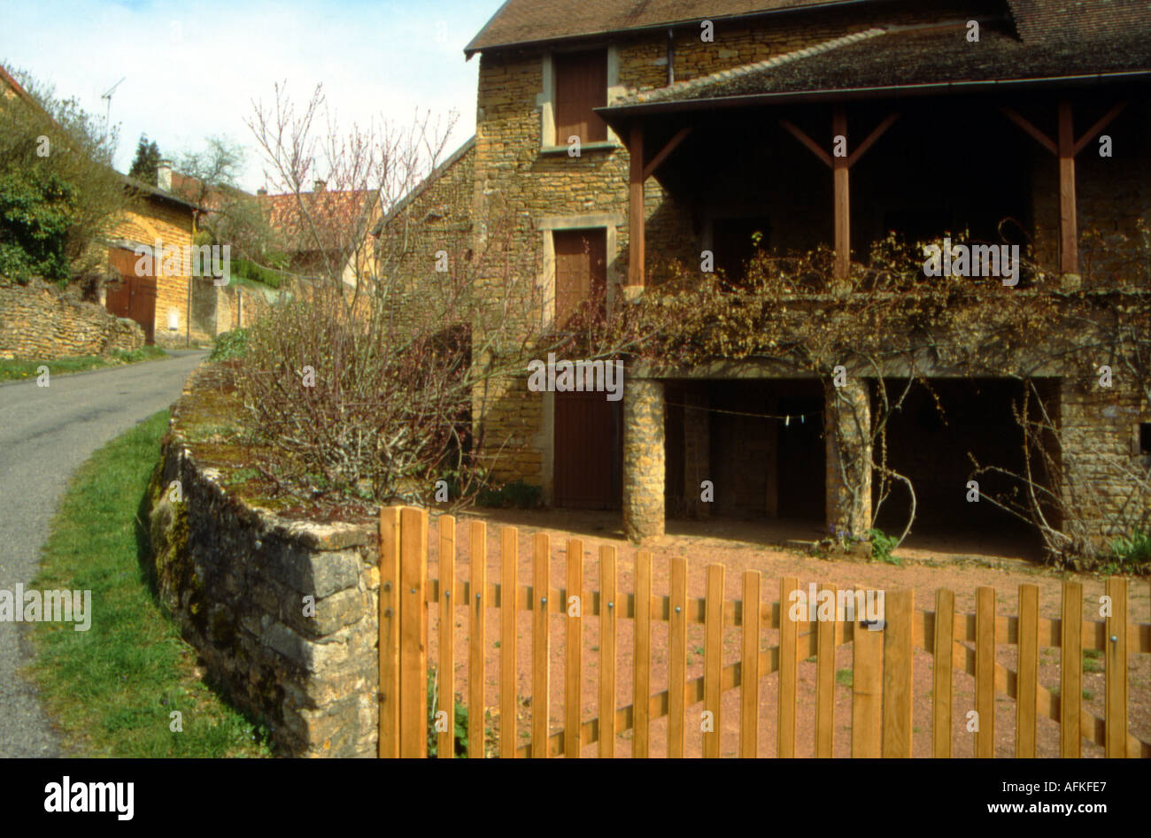 Modèle français chambre campagne france Banque D'Images