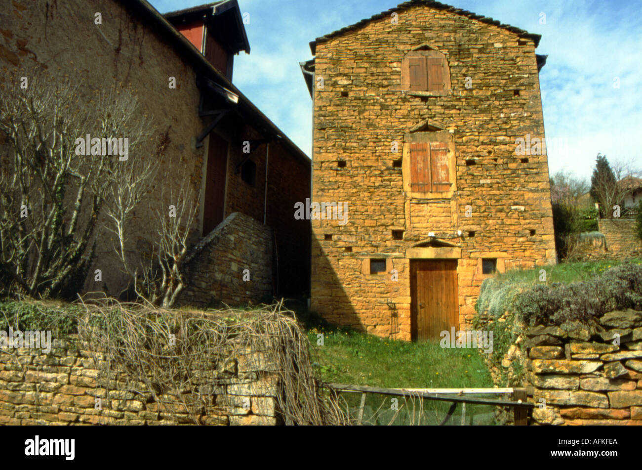 Modèle français chambre campagne france Banque D'Images