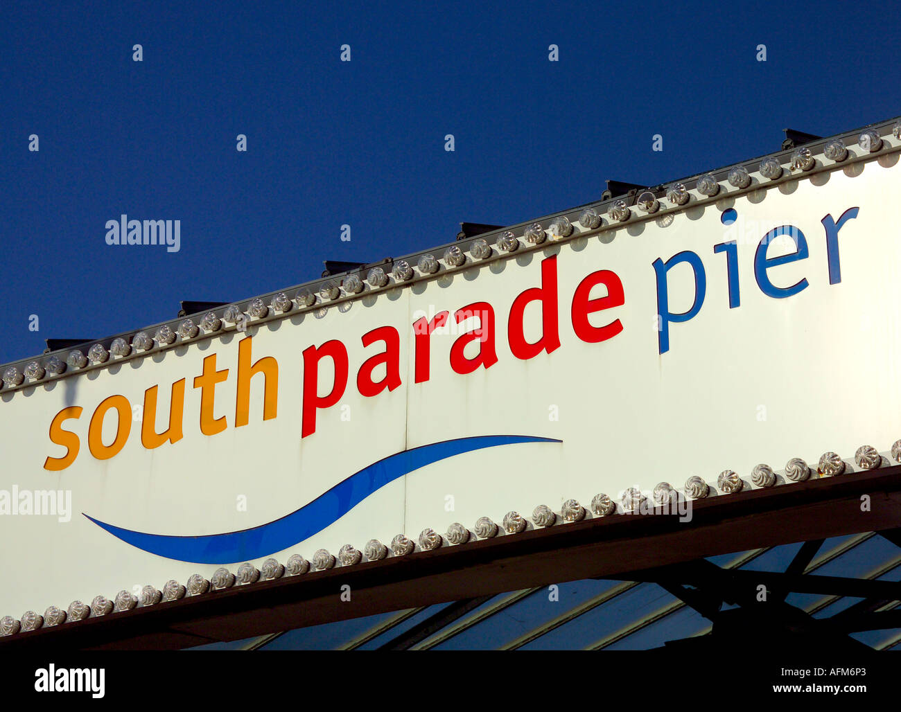 Southsea Portsmouth Hampshire Royaume-Uni South Parade Pier Banque D'Images