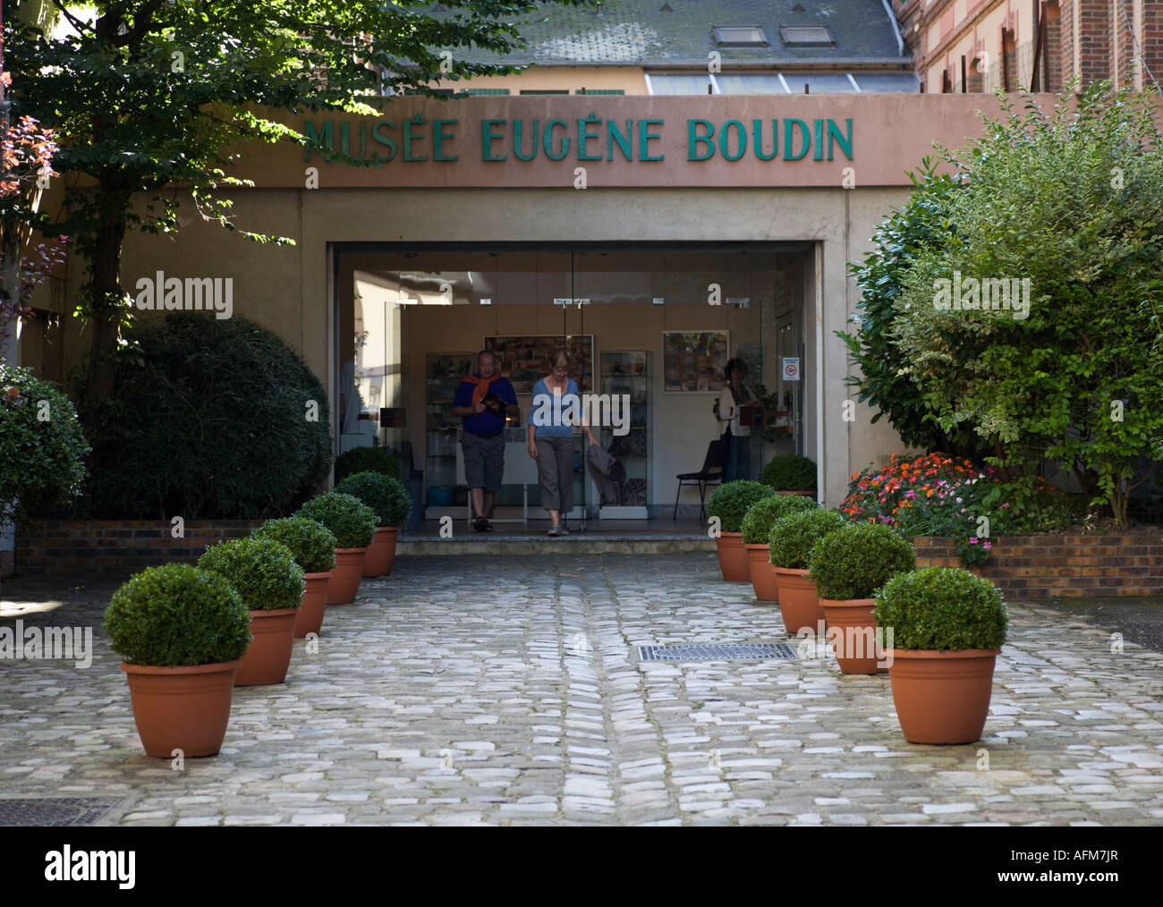 Musée Eugène Boudin à Honfleur Normandie France Banque D'Images