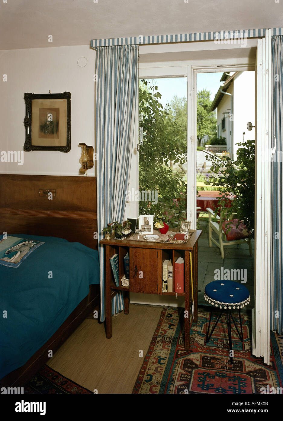 ameublement, chambre à coucher, années 60 Photo Stock - Alamy