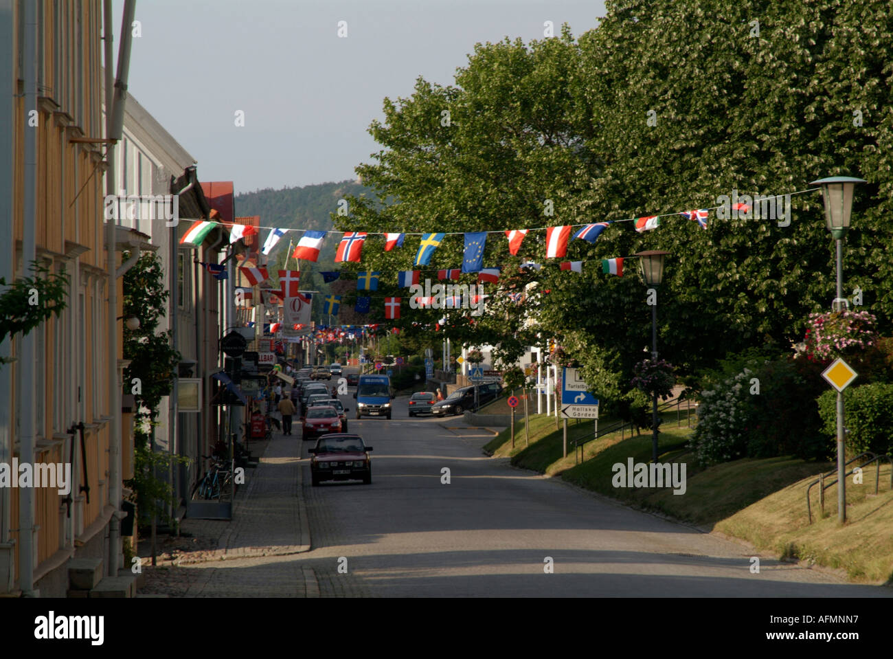 Main street,, in., granna, Suède, suédois, Banque D'Images