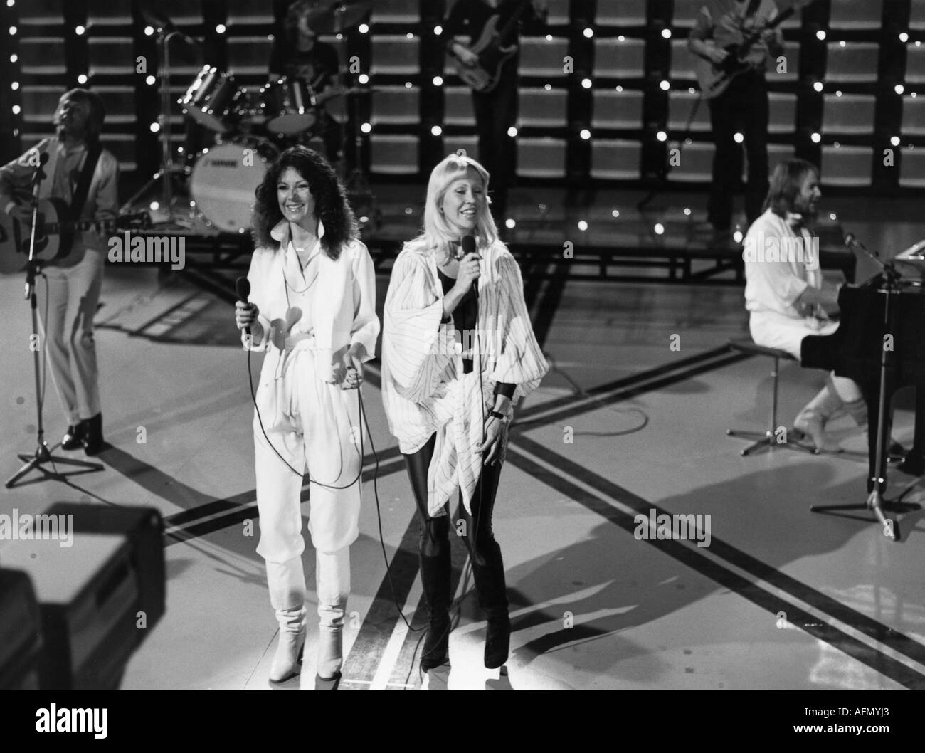 Photo Publicitaire ABBA 8x10 Pouces - Légendaire Groupe Pop Suédois, Sur Papier Photo Lustré