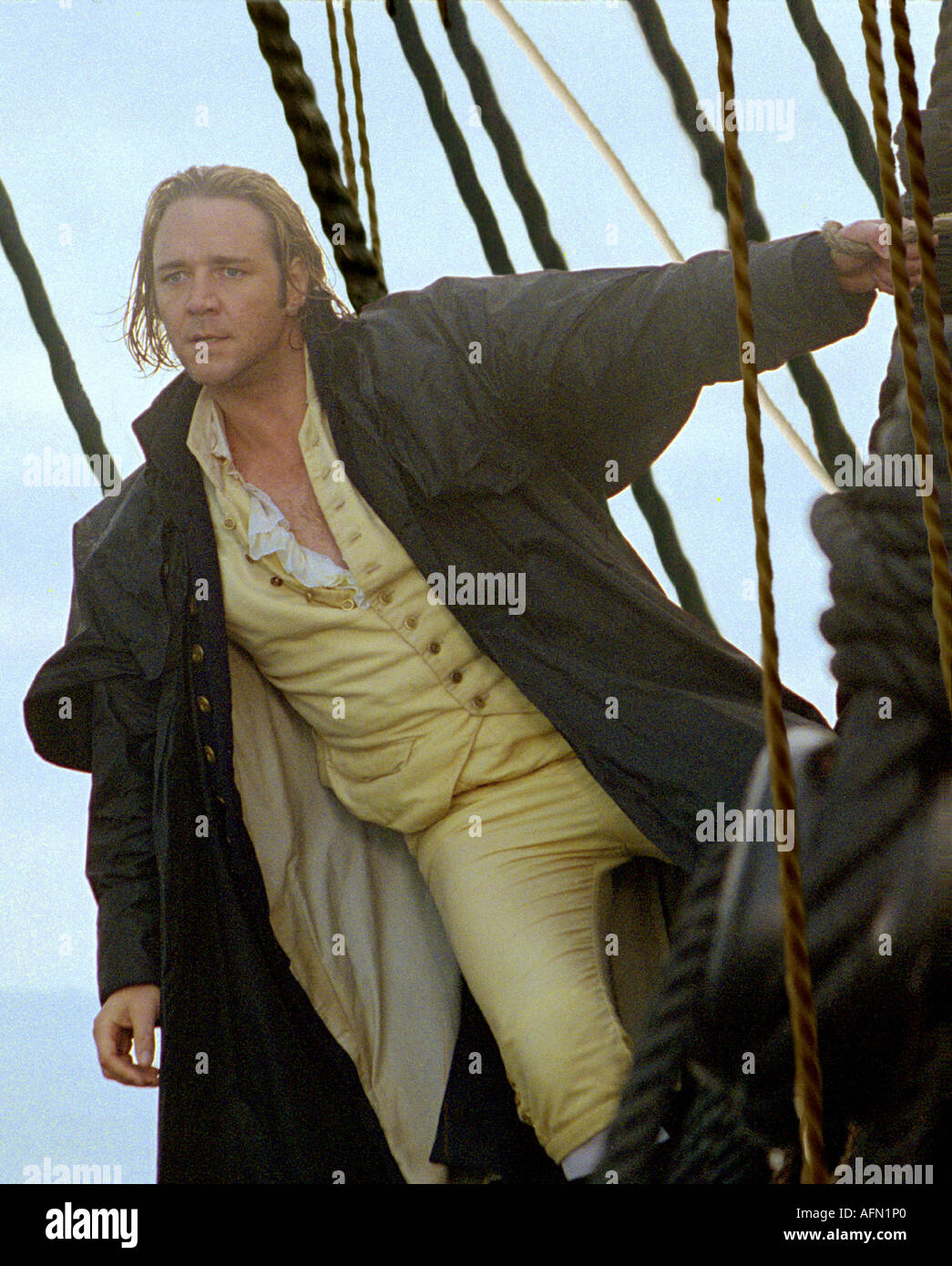 MASTER AND COMMANDER DE L'AUTRE CÔTÉ DU MONDE 2003 TCF film avec Russell Crowe Banque D'Images