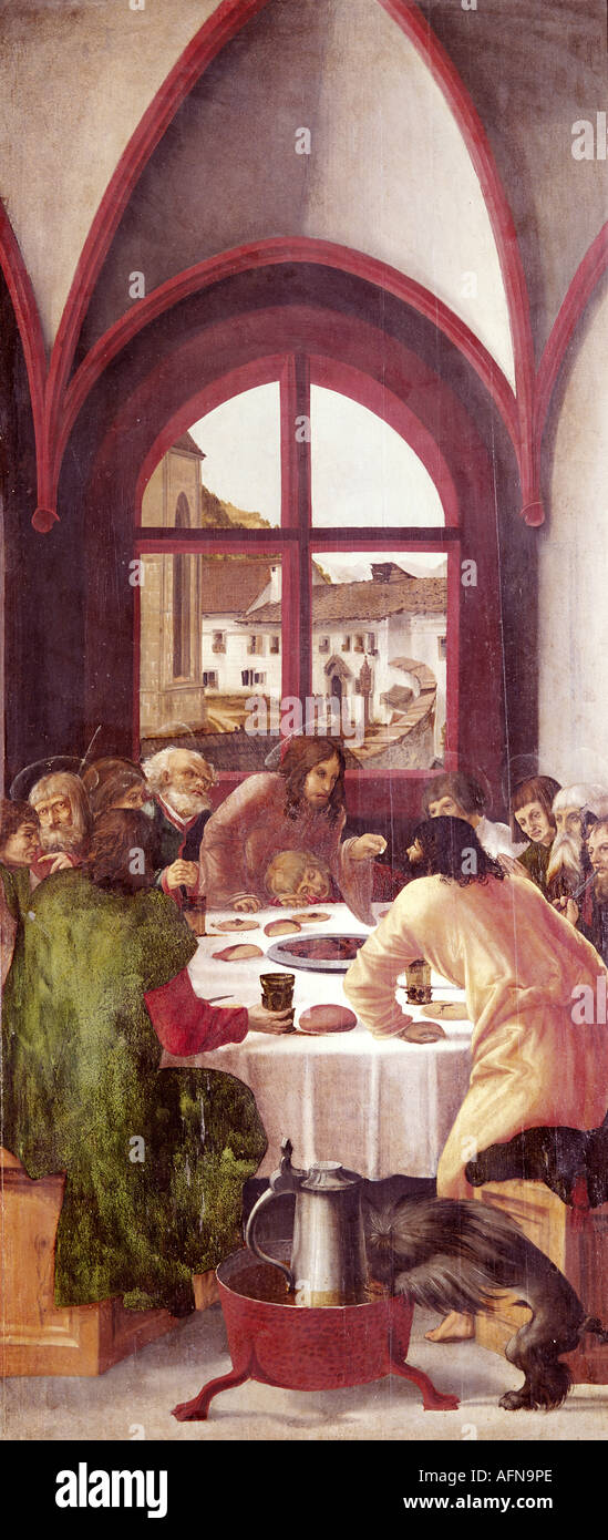 'Fine Arts,,, Albrecht, (1480 - 1538), peinture, "la dernière Cène", les collections de l'Etat de Bavière, l'Europe, Banque D'Images