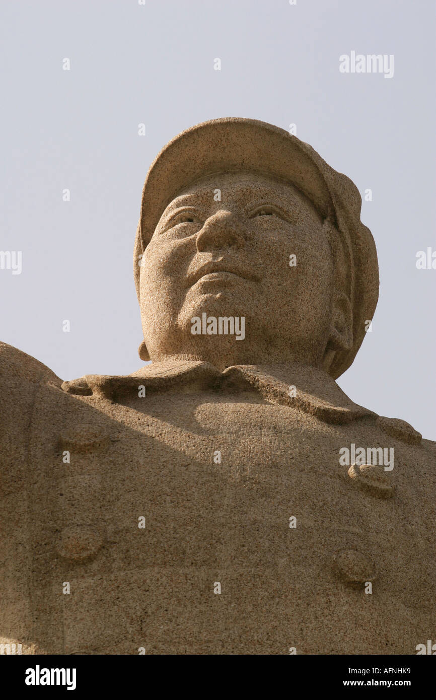 Statue de Mao Banque D'Images