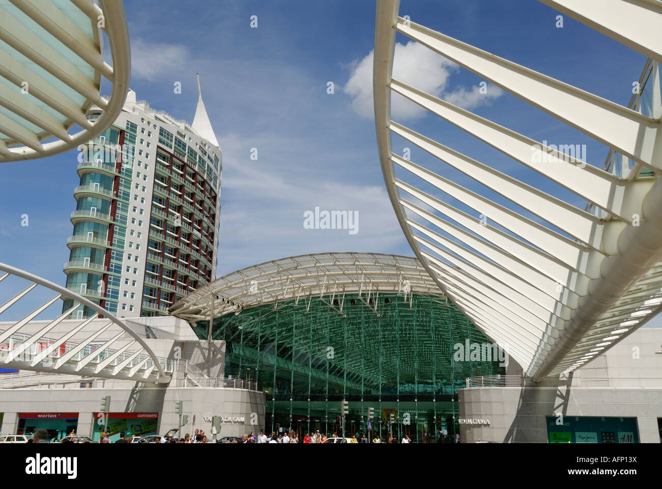 Lisbonne Portugal centre commercial Vasco da Gama dans le Parc des Nations Parque das Nacoes Banque D'Images