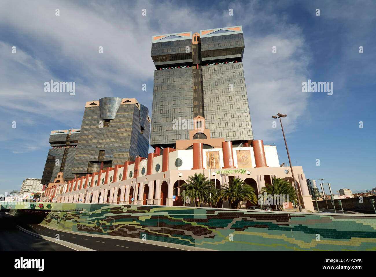 Portugal Lisbonne centre commercial Amoreiras Banque D'Images