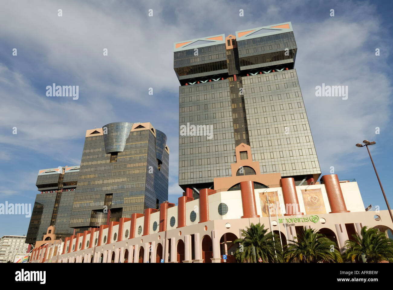 Portugal Lisbonne centre commercial Amoreiras Banque D'Images