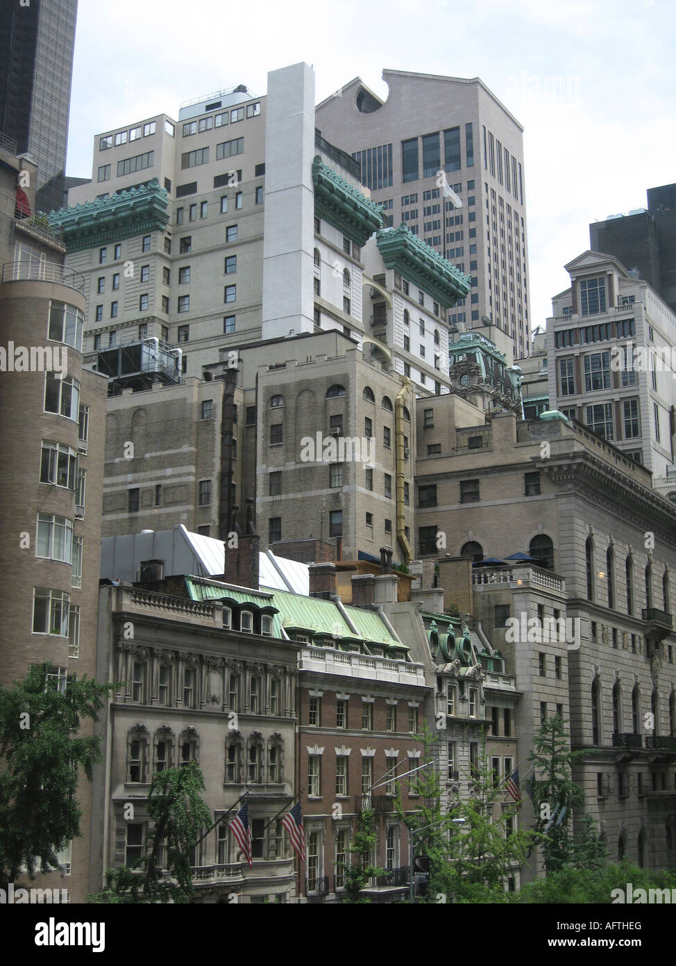 Architecture à New York City Banque D'Images