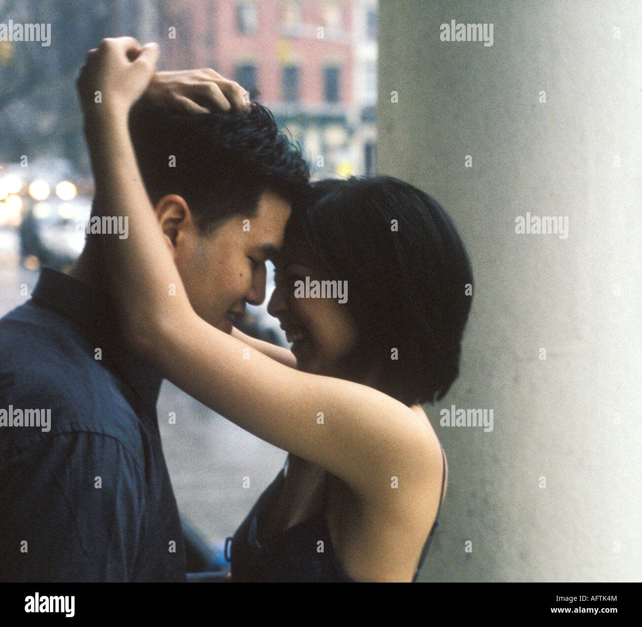 Couple, smiling Banque D'Images