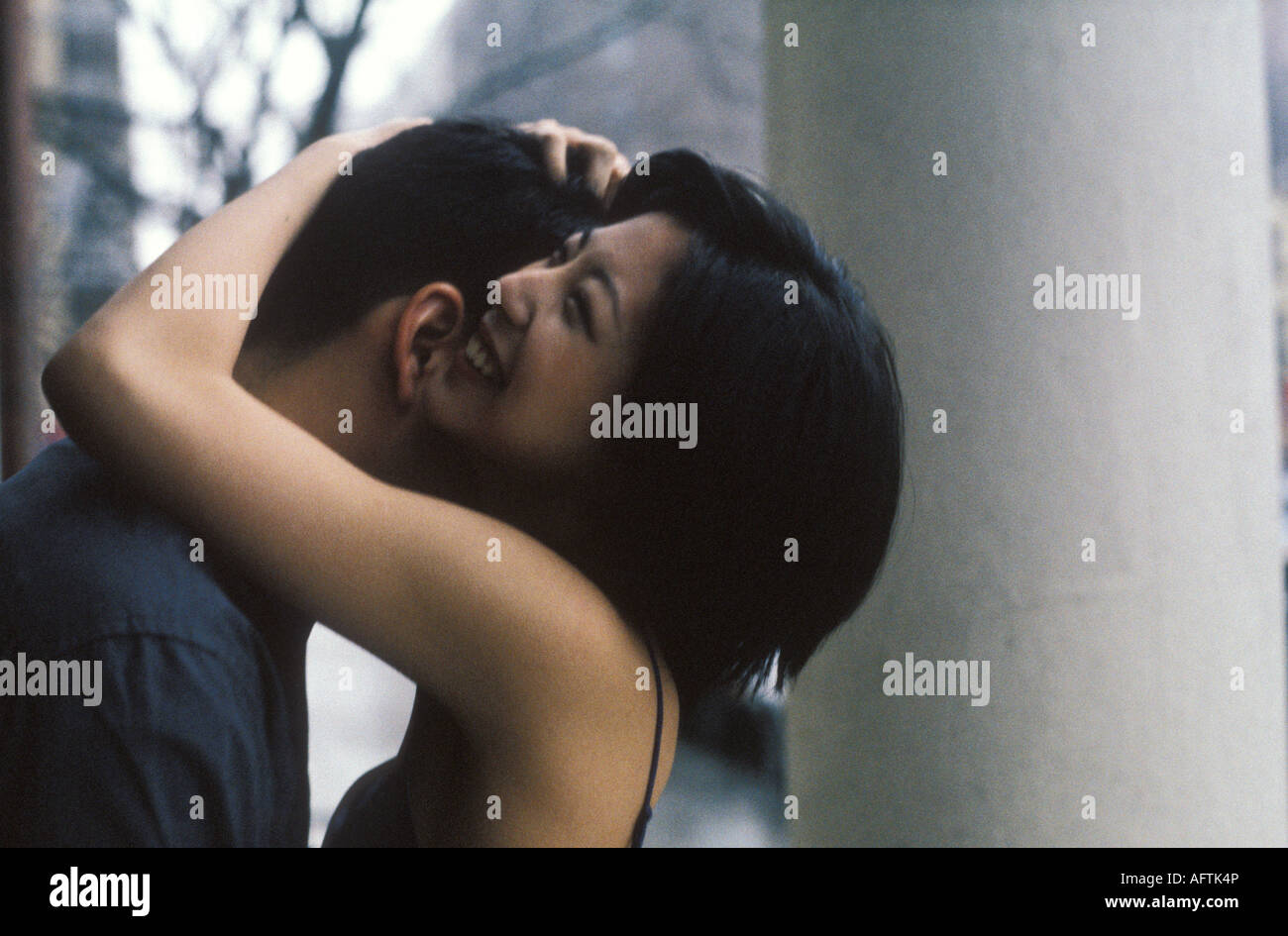 Couple, smiling Banque D'Images