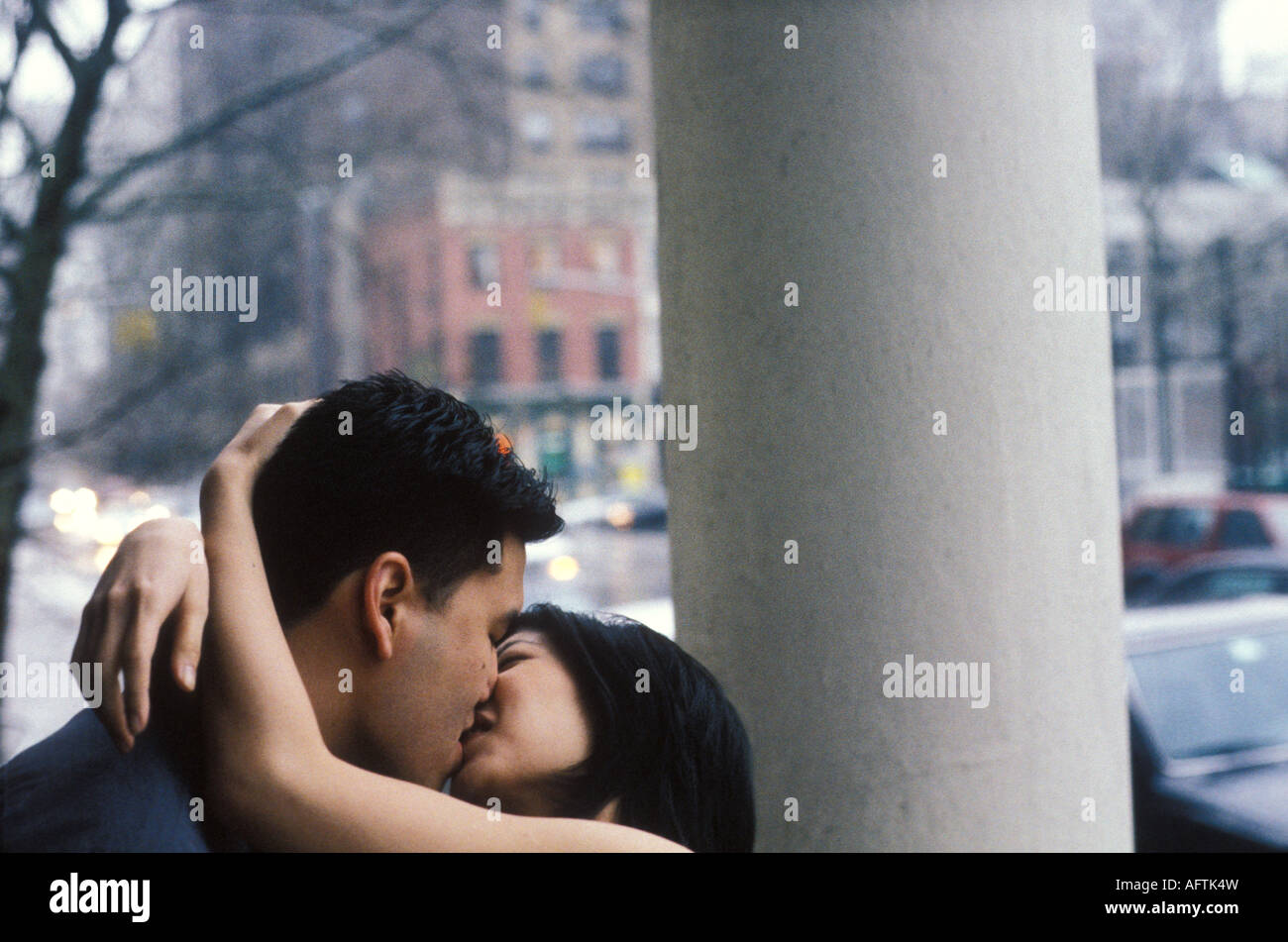 Couple, smiling Banque D'Images