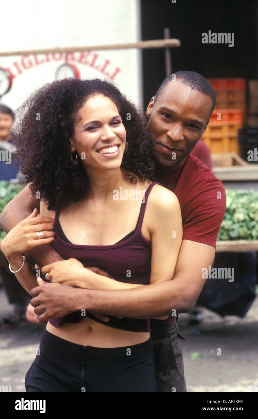 Young woman in arms Banque D'Images