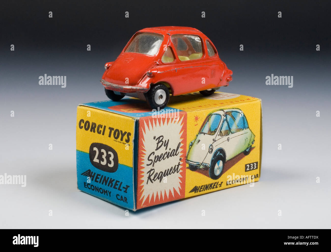 Hienkel Bubblecar Troie Voiture Économie. Corgi Diecast model no 233 Banque D'Images