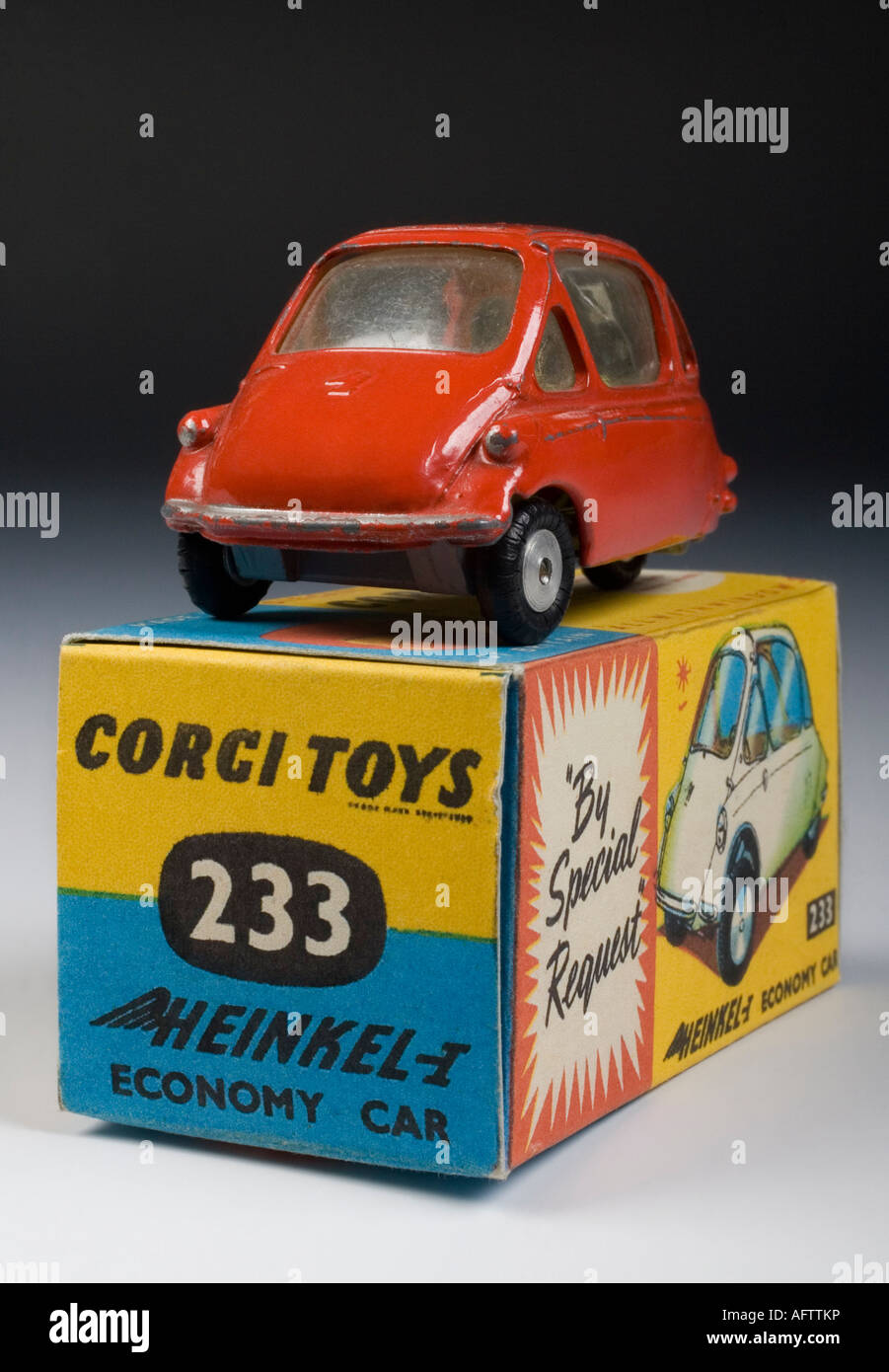 Hienkel Bubblecar Troie Voiture Économie. Corgi Diecast model no 233 Banque D'Images