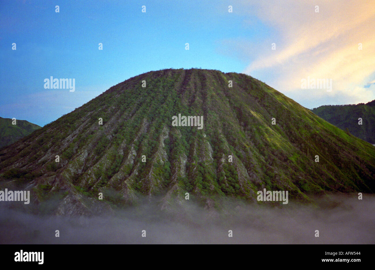 Volcan indonésien au mont bromo java Banque D'Images