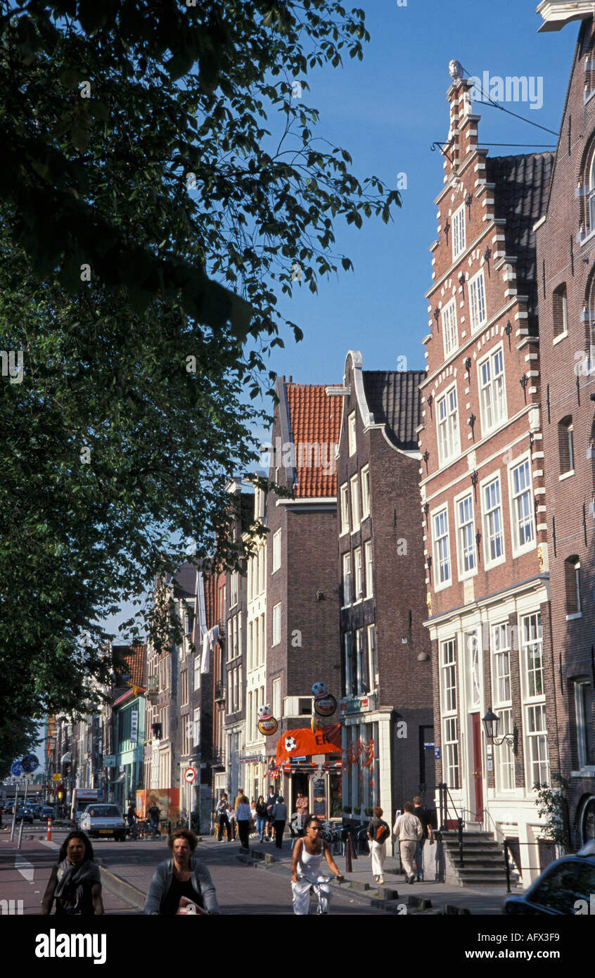 Vue sur la ville d'Amsterdam Banque D'Images