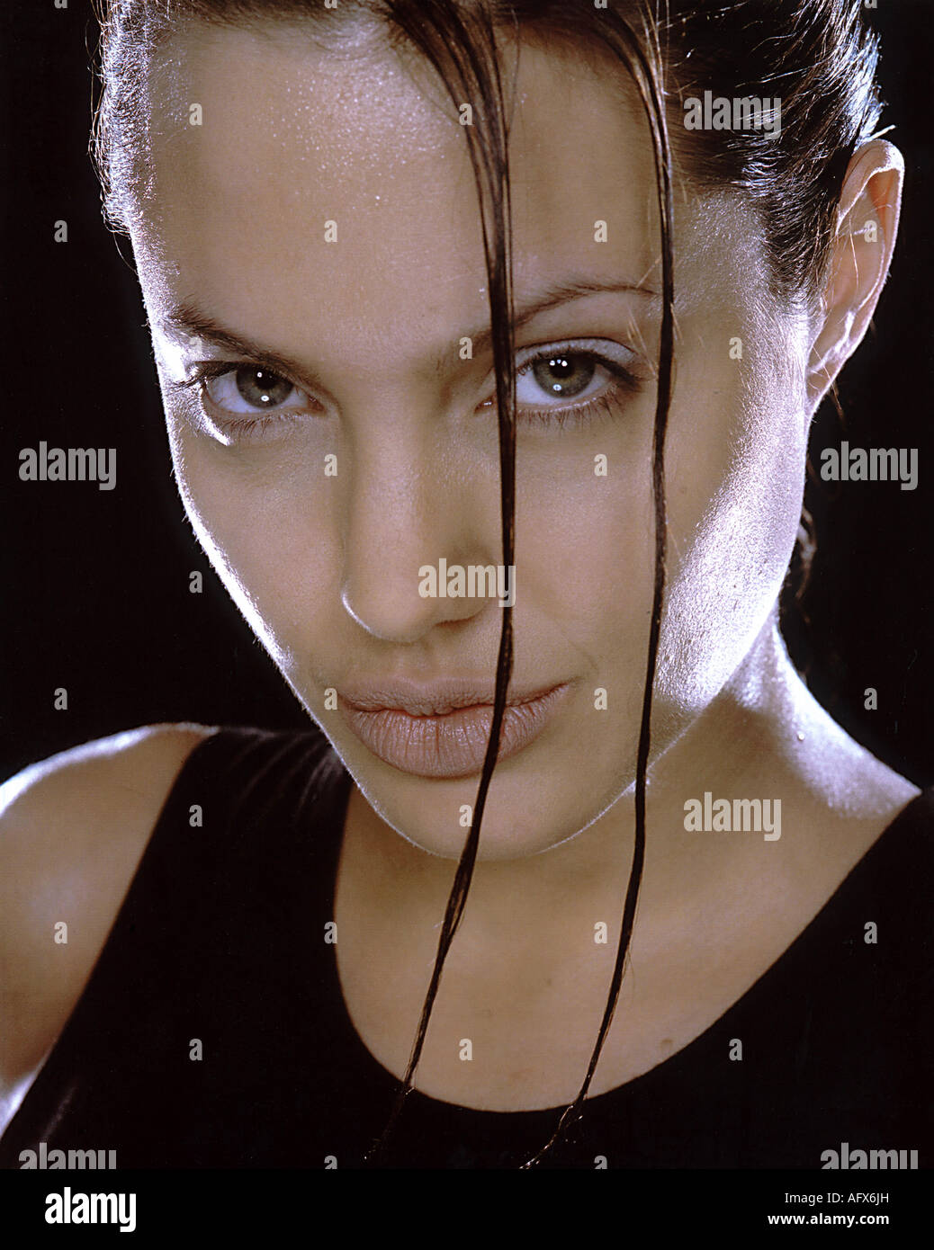 LARA CROFT TOMB RAIDER 2001 Paramount film avec Angelina Jolie Banque D'Images