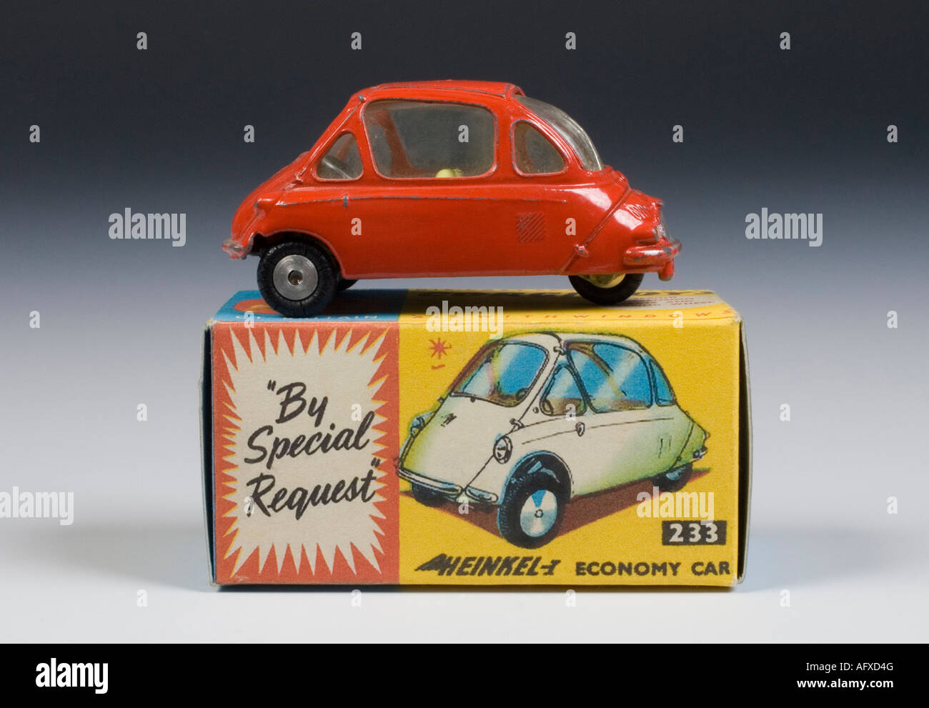 Hienkel Bubblecar Troie Voiture Économie. Corgi Diecast model no 233 Banque D'Images