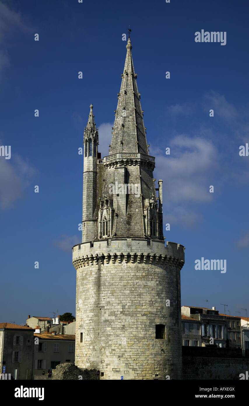 Tour de la Lanterne, tour lanterne, quatre sergents, port des Minimes, La Rochelle, France, Europe Banque D'Images