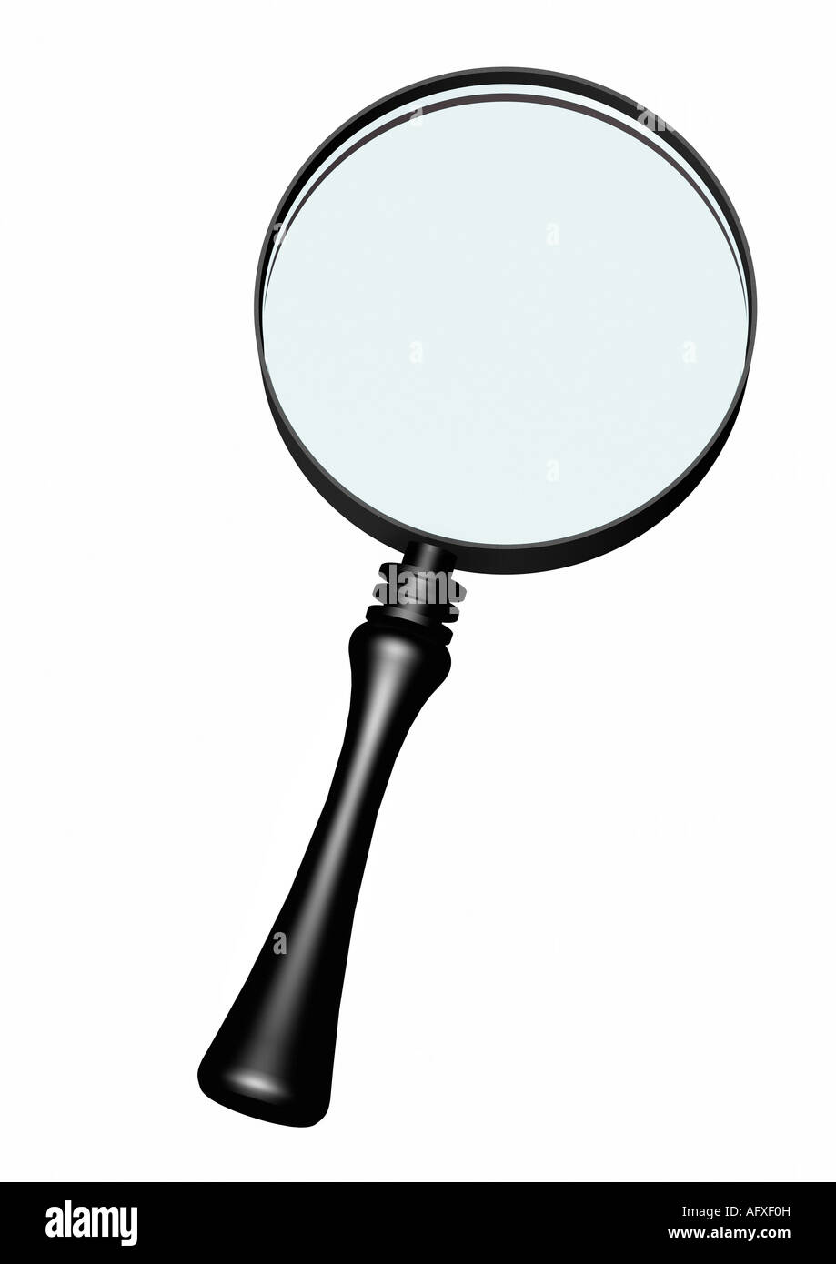 Lupe loupe loupe lentille Banque D'Images