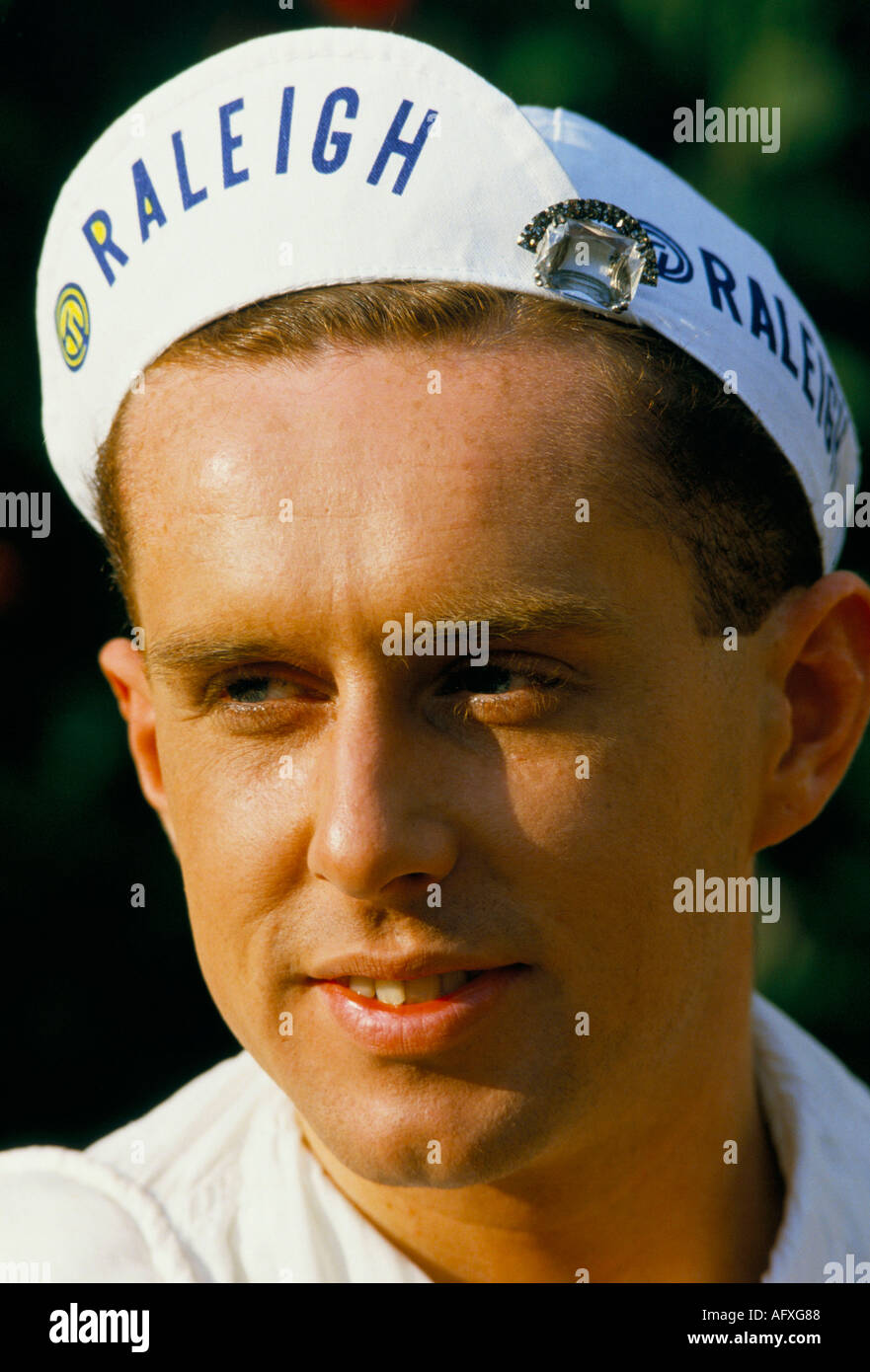 Holly Johnson chanteur frontman du groupe pop Frankie Goes to Hollywood des années 80, 1983 HOMER SYKES Banque D'Images