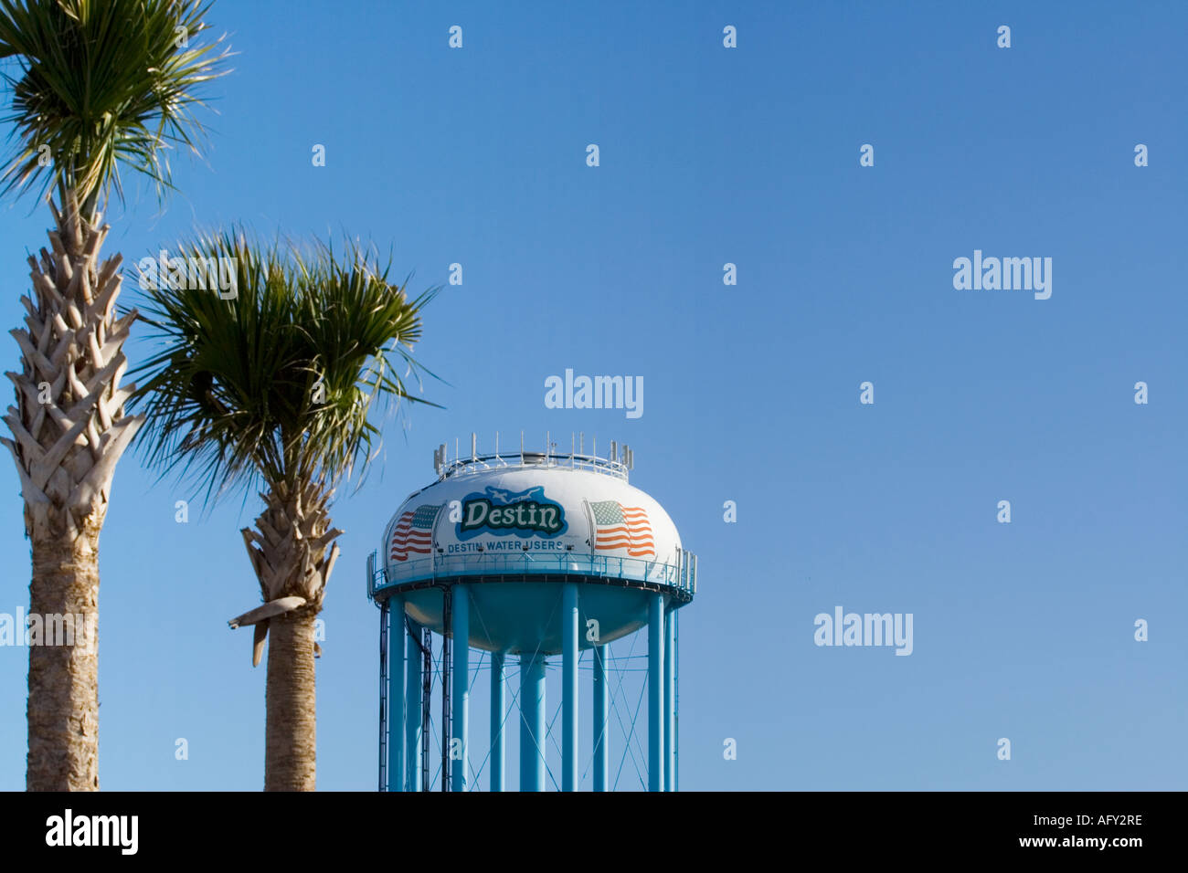 Tour de l'eau à Destin FL USA Banque D'Images
