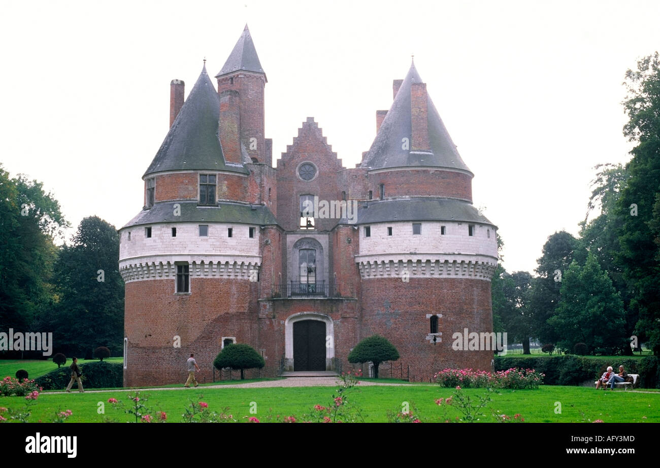 Château fort de rambures Banque de photographies et d’images à haute résolution Alamy