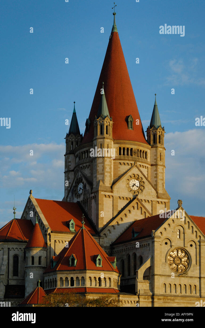 FRANZ VON ASSISI CHURCH, MEXICOCHURCH À VIENNE, AUTRICHE Banque D'Images