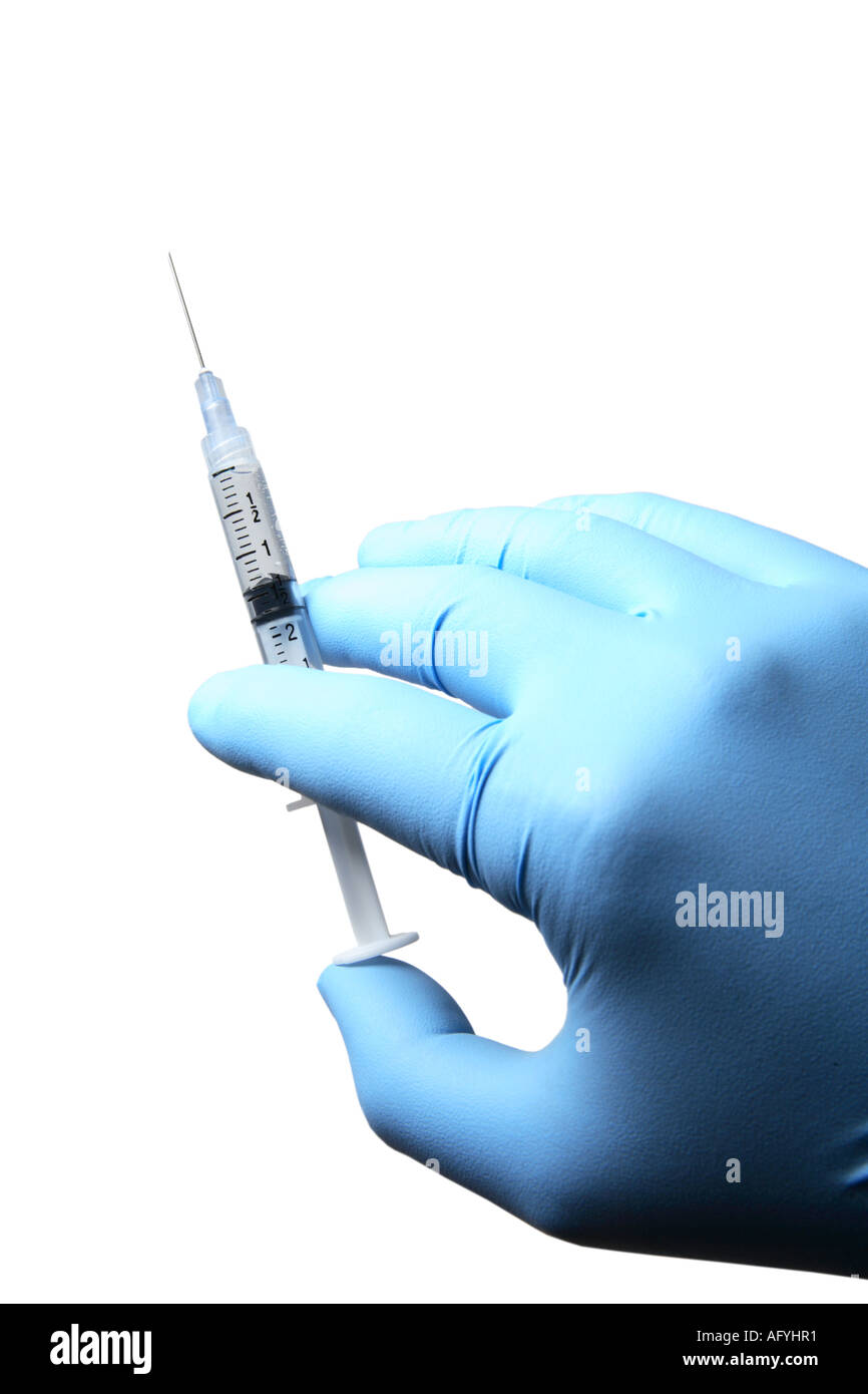 Vaccin contre la grippe Banque D'Images