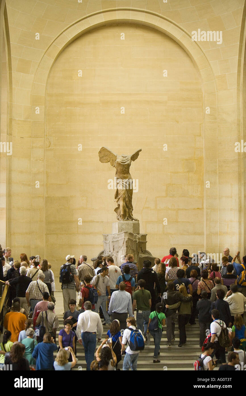 La Victoire de Samothrace, Louvre, Paris, France Banque D'Images