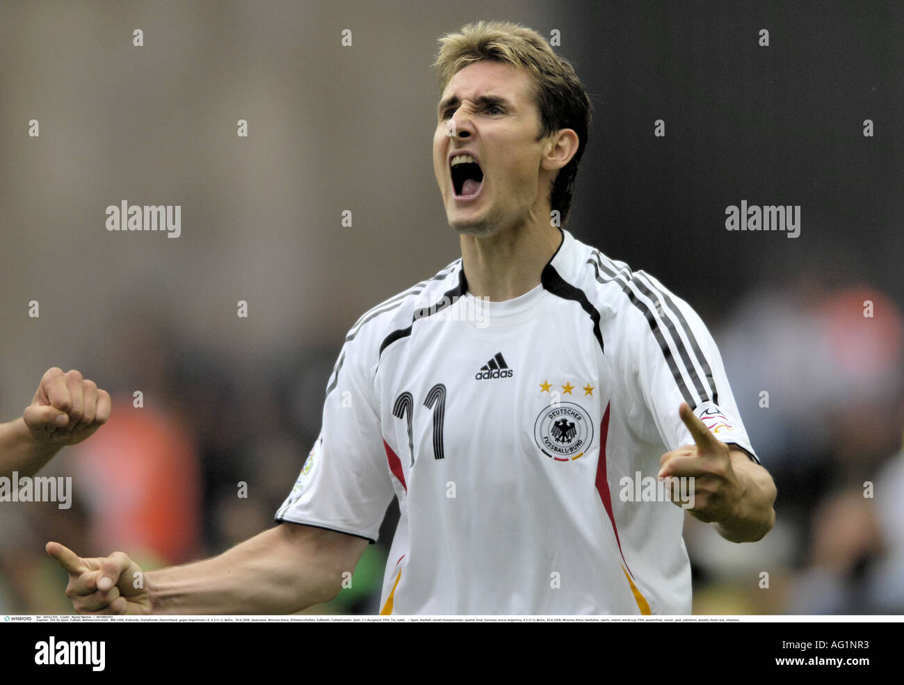 Le sport, football, championnats du monde, quart-de-finale, l'Allemagne contre l'Argentine, 4:2 (1:1), Berlin, 30.6.2006, Additional-Rights Clearance-Info-Not-Available- Banque D'Images