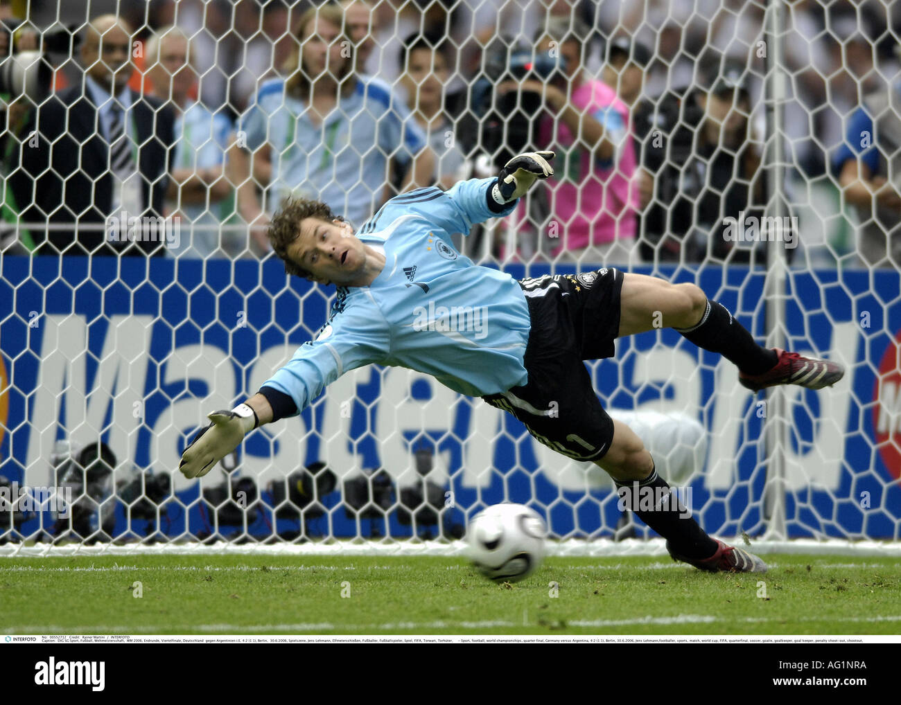 Le sport, football, championnats du monde, quart-de-finale, l'Allemagne contre l'Argentine, 4:2 (1:1), Berlin, 30.6.2006, Additional-Rights Clearance-Info-Not-Available- Banque D'Images