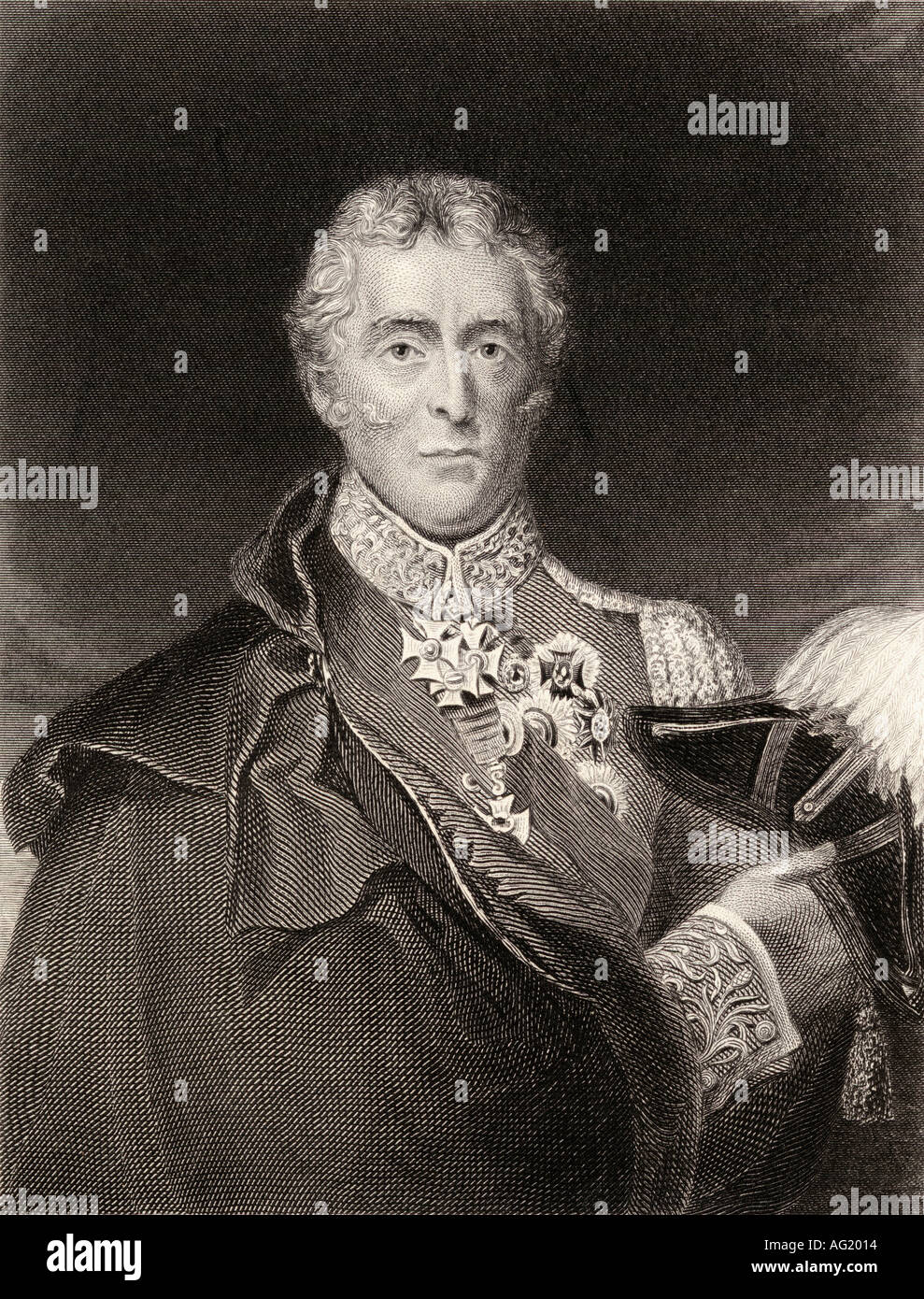 Arthur Wellesley, 1er duc de Wellington, 1769 -1852. Soldat britannique et homme d'État. Banque D'Images